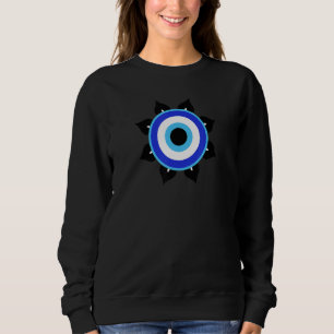 Evil Eye Sunflower Esoteric Mystical Aesthetic Sweatshirt