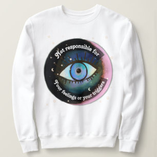 evil eye sweatshirt, moon sweatshirt
