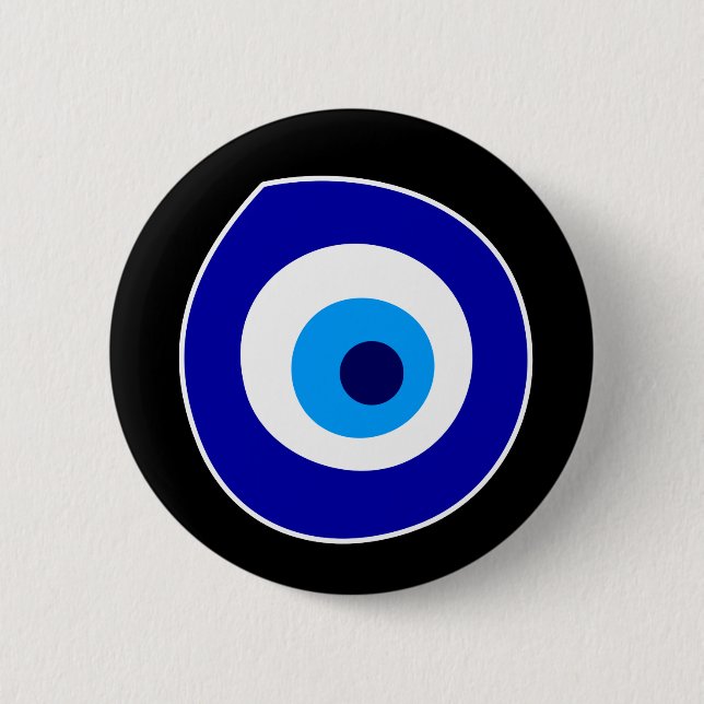 Evil eye symbol button (Front)