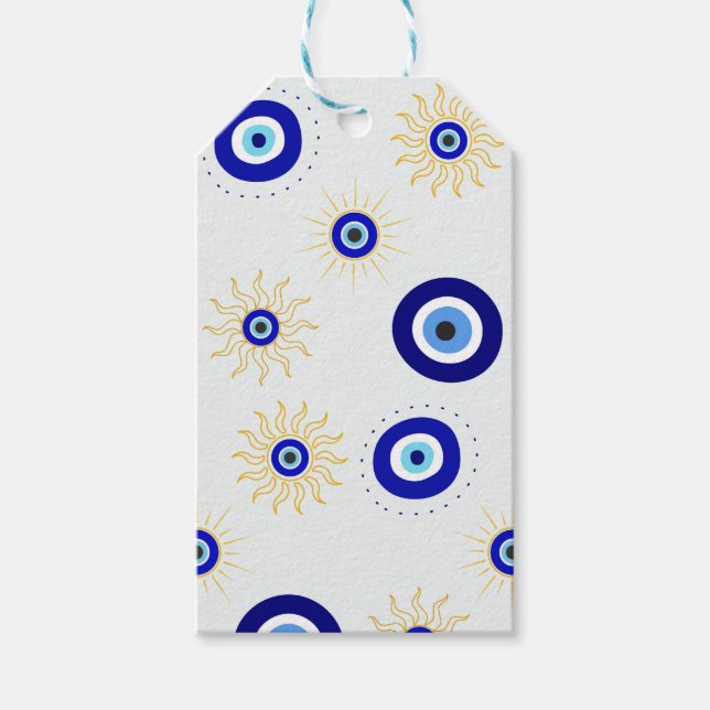 Evil Eye Symbol Gift Tags (Front)