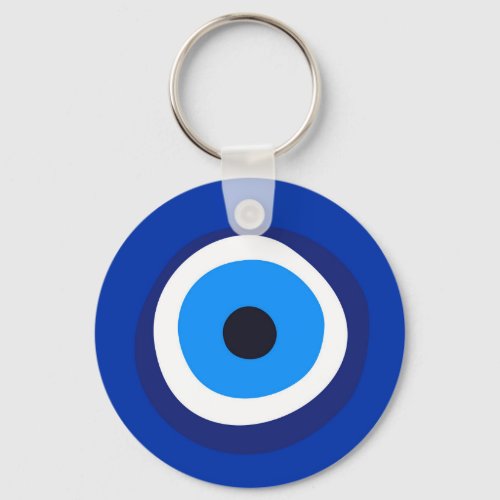 evil eye symbol greek turkish arab talisman keychain