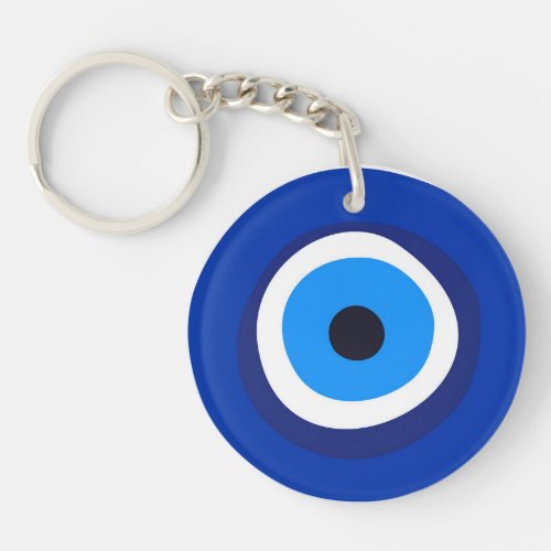 evil eye symbol greek turkish arab talisman keychain