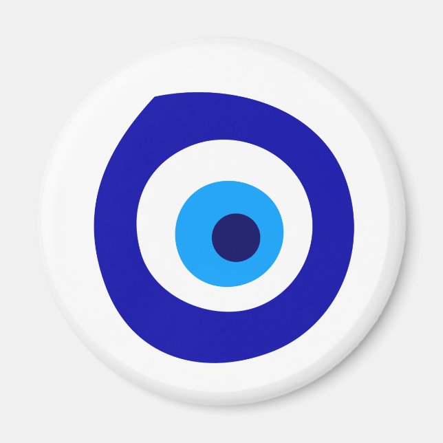 Evil eye symbol magnet (Front)