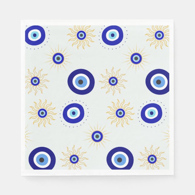 Evil Eye Symbol Napkins (Front)