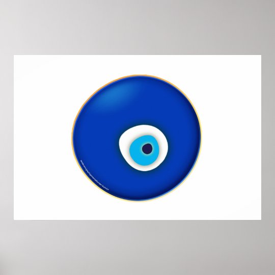 Evil Eye, Symbol of Protection Poster | Zazzle.com