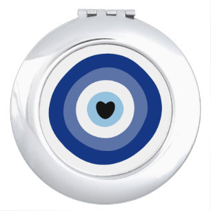 Evil Eye Symbol Protection Compact Mirror
