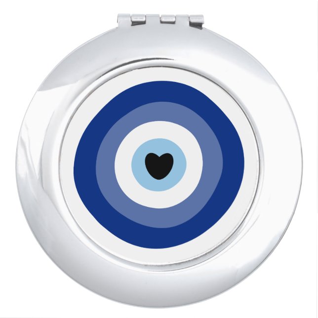 Evil Eye Symbol Protection Compact Mirror (Front)