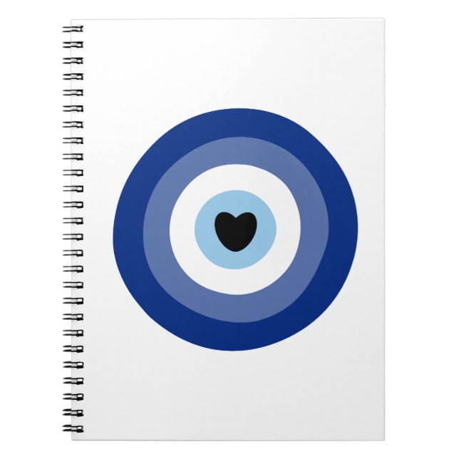 Evil Eye Symbol Protection Notebook (Front)