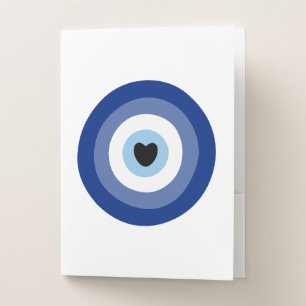 Evil Eye Symbol Protection Pocket Folder
