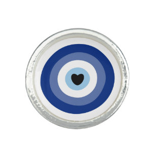 Evil Eye Symbol Protection Ring