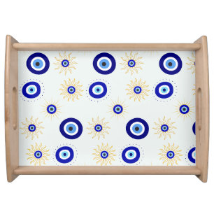 Evil Eye Symbol Serving Tray