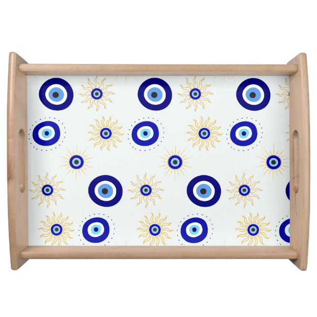 Evil Eye Symbol Serving Tray (Front)