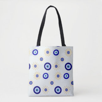 Evil Eye Symbol Tote Bag