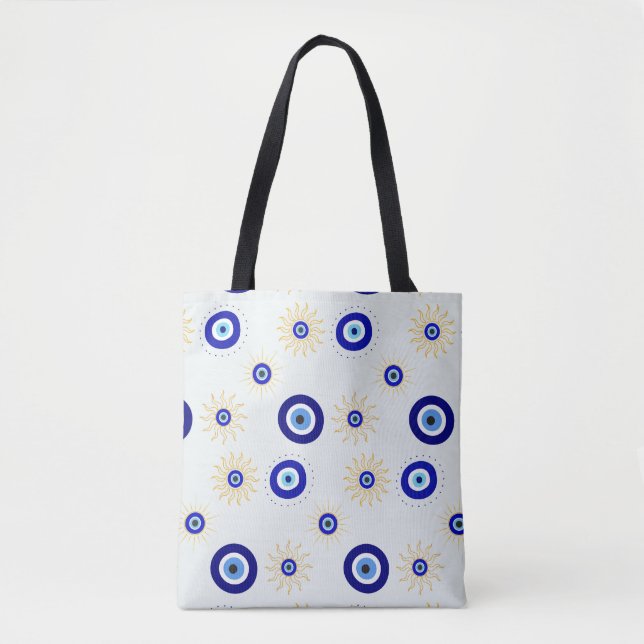  Evil Eye Symbol Tote Bag (Front)