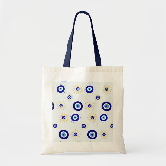  Evil Eye Symbol Tote Bag (Front)