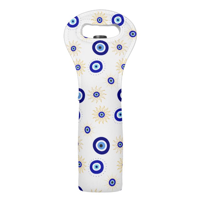  Evil Eye Symbol Wine Bag (Front)