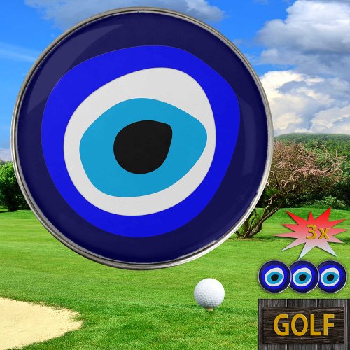 Evil Eye Talisman  Arabic Amulet Golf Ball Marker
