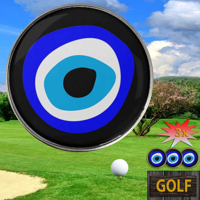 Evil Eye Talisman & Arabic Amulet Golf Ball Marker (Creator Uploaded)