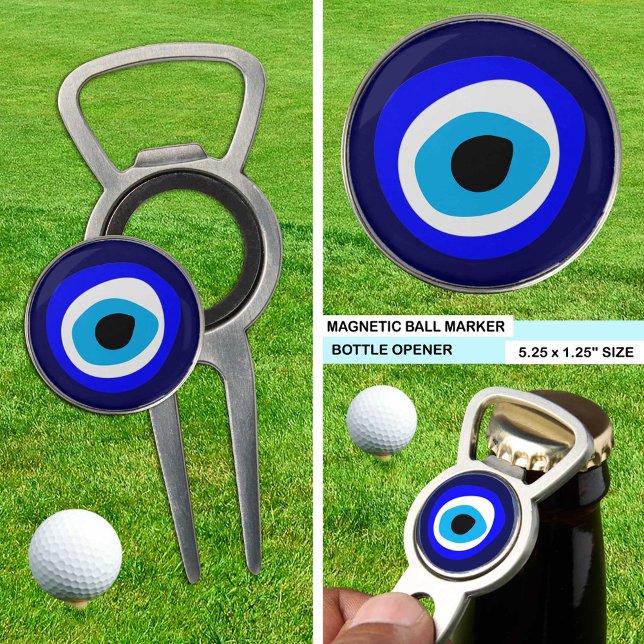 Evil Eye Talisman, Arabic Amulet Golf Ball Marker Divot Tool (Creator Uploaded)