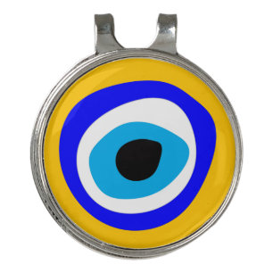 Evil Eye Talisman & Arabic Amulet Golf Ball Marker Golf Hat Clip