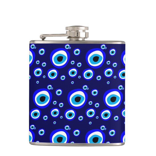 Evil Eye Talisman & Arabic Amulet / Greek Charm Flask (Front)
