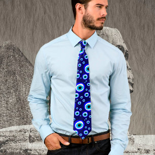 Evil Eye Talisman & Arabic Amulet Greek /Turkish N Neck Tie
