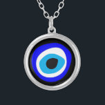 Evil Eye Talisman & Arabic Amulet Greek / Turkish  Silver Plated Necklace<br><div class="desc">Necklaces: Evil Eye Talisman & Amulet for protection from negativity and good luck bringer. Traditionally originating from Arabic, Turkish, Greek tribes and protects you from any ill-will that could otherwise have a negative effect on your well-being or your life in general. The evil eye "curse" legend believed to be cast...</div>