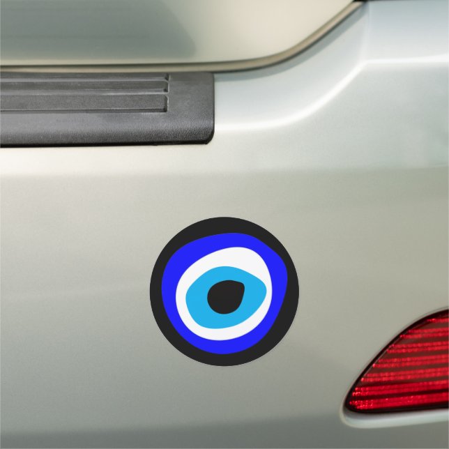 Evil Eye Talisman & Arabic Amulet /Turkish, Greek  Car Magnet (In Situ)