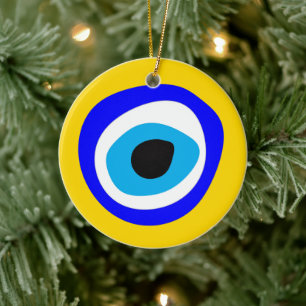 Evil Eye Talisman & Arabic Amulet /Turkish, Greek Ceramic Ornament