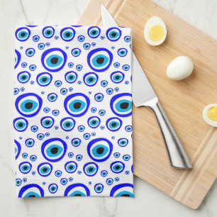Evil Eye Talisman & Arabic Amulet /Turkish, Greek Kitchen Towel