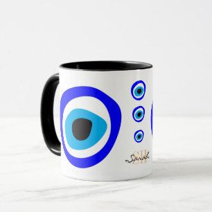 Evil Eye Talisman & Arabic Amulet /Turkish, Greek Mug