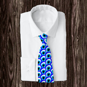 Evil Eye Talisman & Arabic Amulet /Turkish, Greek Neck Tie
