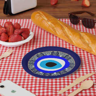 Evil Eye Talisman & Arabic Amulet /Turkish, Greek  Paper Plates