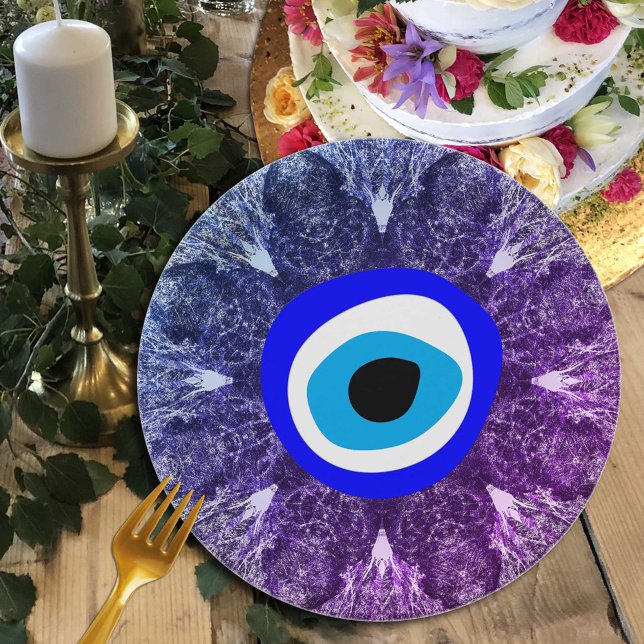 Evil Eye Talisman & Arabic Amulet /Turkish, Greek Paper Plates (Creator Uploaded)