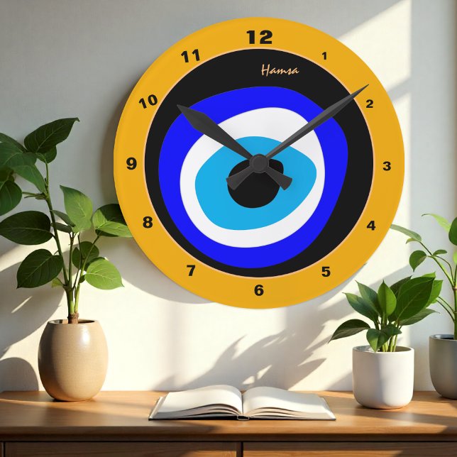 Evil Eye Talisman & Arabic Amulet /Turkish, Greek Round Clock (Creator Uploaded)