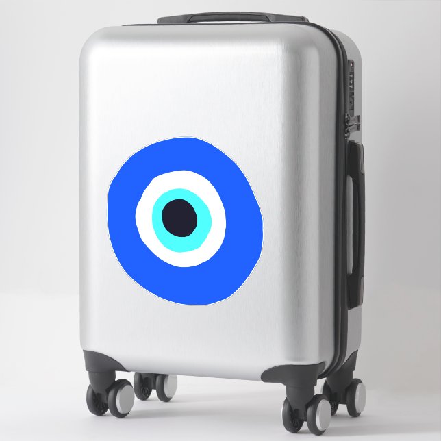Evil Eye Talisman Lucky Charm Sticker (Suitcase)