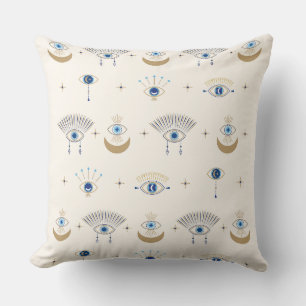 Evil Eye- Third Eye Pattern Throw Pillow