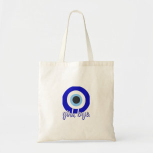 evil eye tote bag