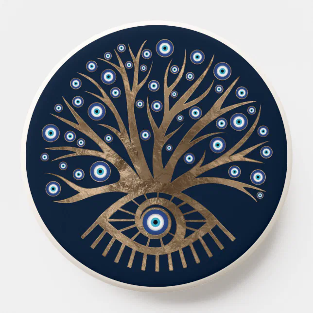Evil Eye Tree Amulet PopSocket | Zazzle