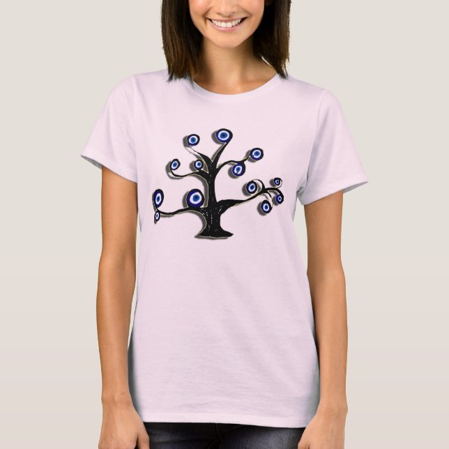Evil Eye Tree T-Shirt (Front)