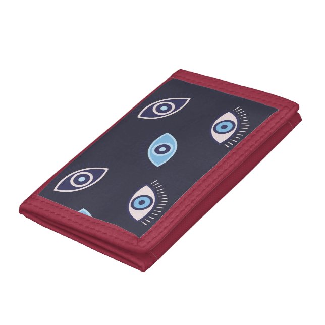 Evil Eye Tri-fold Wallet (Bottom)