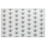Evil Eye with Eyelashes Lucky Symbol Pattern Fabric