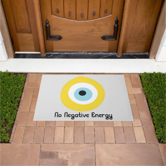 Evil Eye Yellow Nazar No Negative Energ Protection Doormat