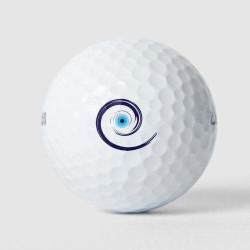 Evil EyeEvil Artistic Blue Greek Golf Balls