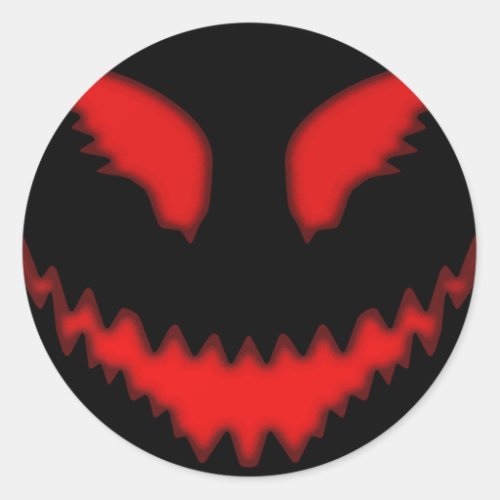 Evil Eyes Halloween Round Stickers