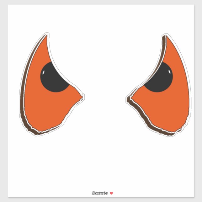 Evil Eyes Halloween Sticker (Sheet)