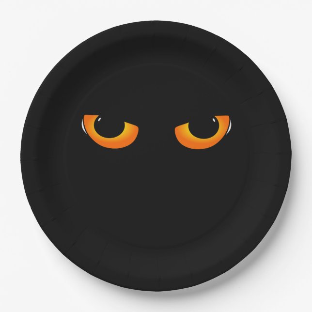 Evil eyes paper plates (Front)