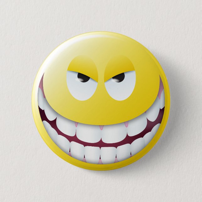Evil Face Button (Front)