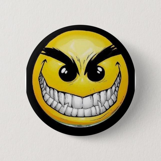 Evil face button (Front)