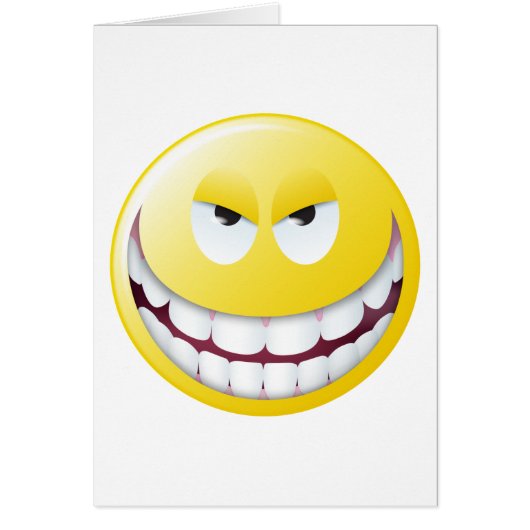 Evil Face Cards (Front)